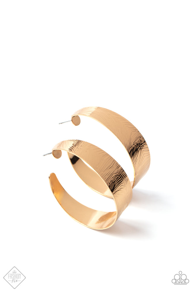 Curve Crushin - Gold - Earring