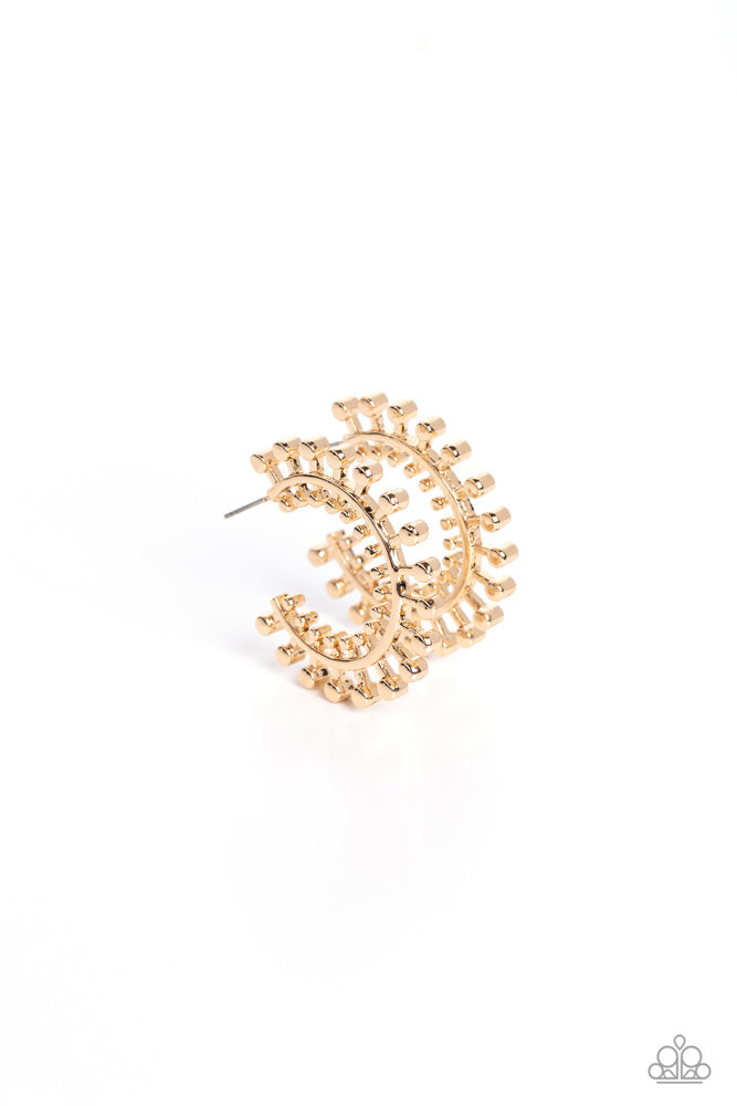 The Way You Make Me WHEEL - Gold - Earring