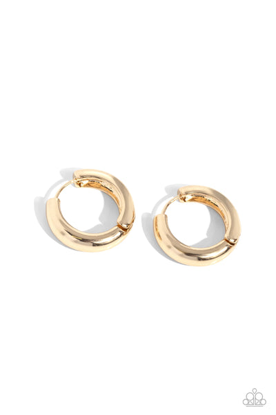 Simply Sinuous - Gold - Earring