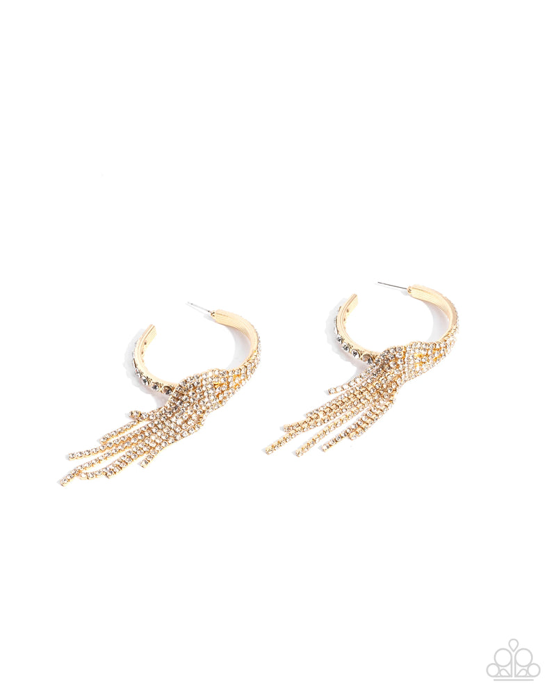Jaw-Dropping Jubilee - Gold - Earring