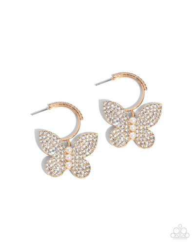 Butterfly Boundary - Gold - Earring