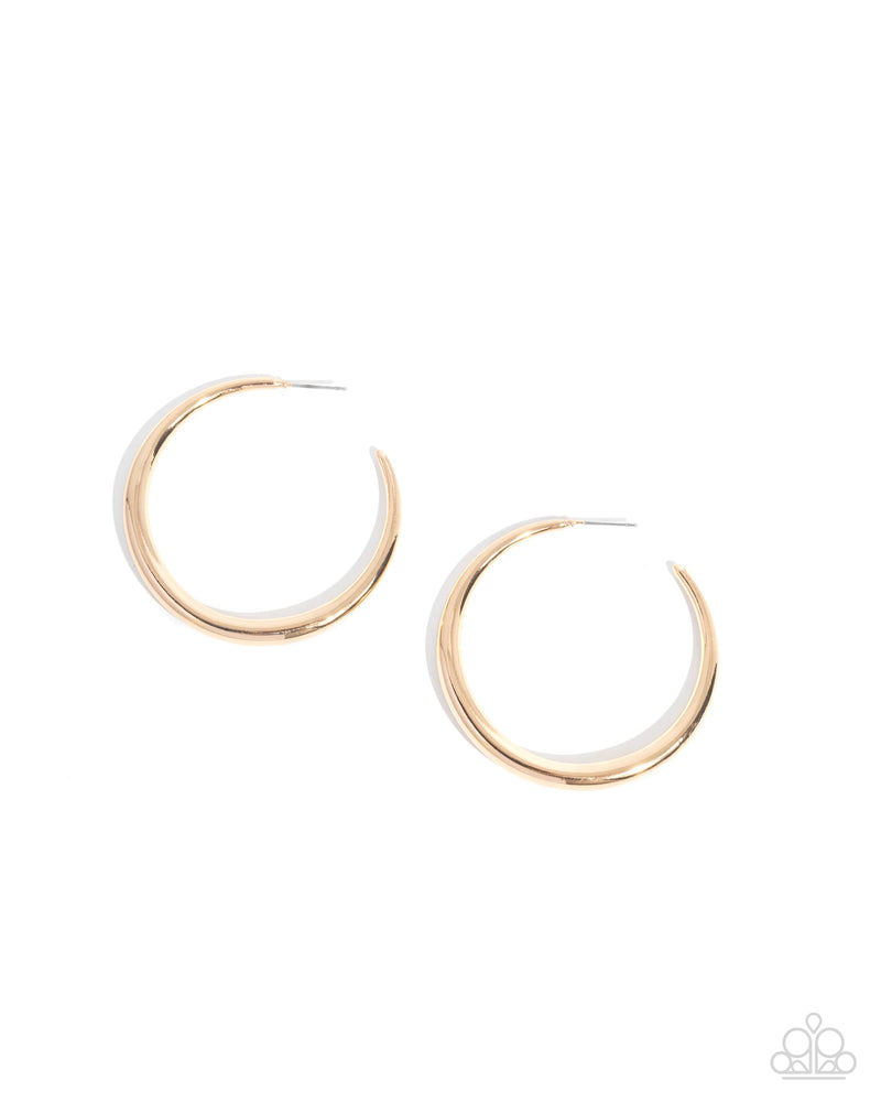 Sleek Selvage - Gold - Earring