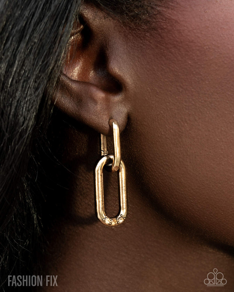 Lavish Links - Gold - Earring