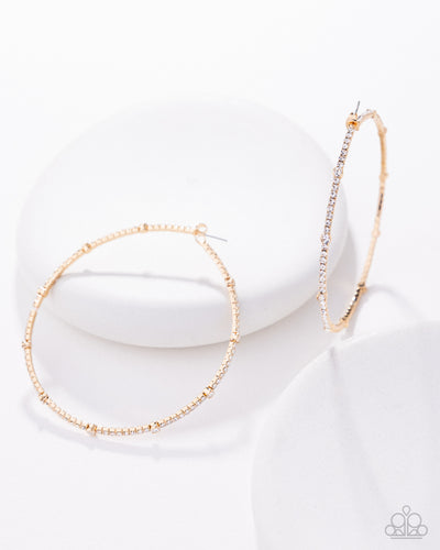 Sensational Squares - Gold - Earring