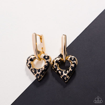 Cheetah Chemistry - Gold - Earring