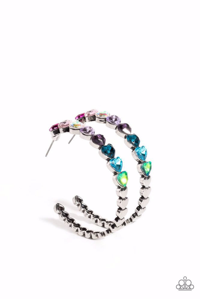 Hypnotic Heart Attack - Multi - Earring