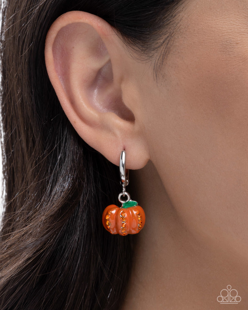 Pumpkin Pageantry - Orange - Earring