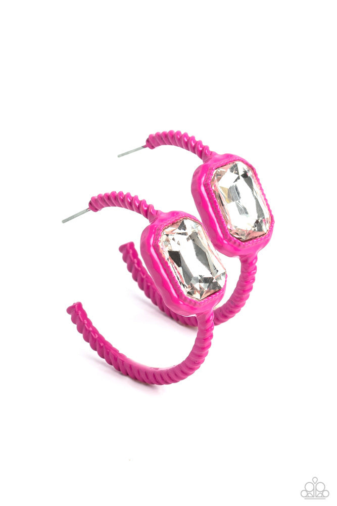 Call Me TRENDY - Pink - Earring