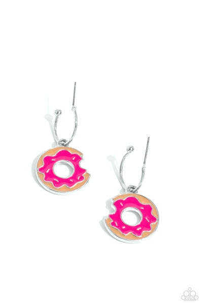 Donut Delivery - Pink - Earring