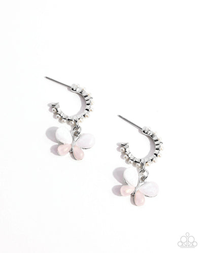 Fly to Your Heart - Pink - Earring