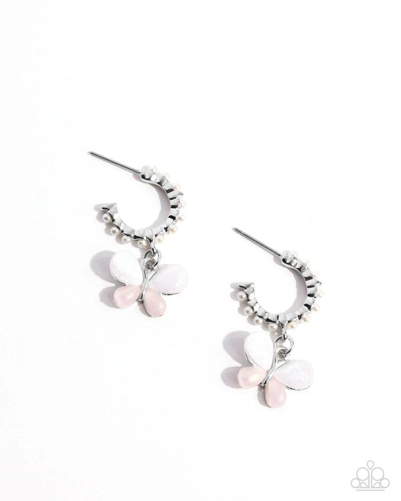 Fly to Your Heart - Pink - Earring