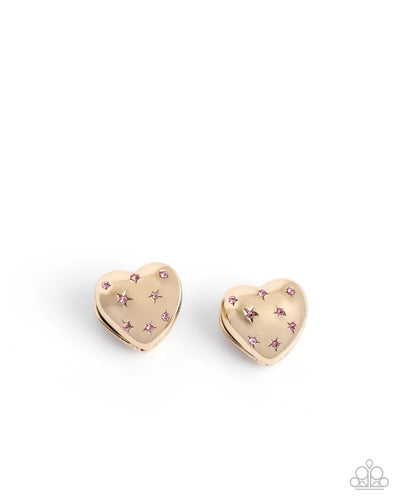 Sweetheart Stars - Pink - Earring