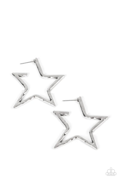 All-Star Attitude - Silver - Earring
