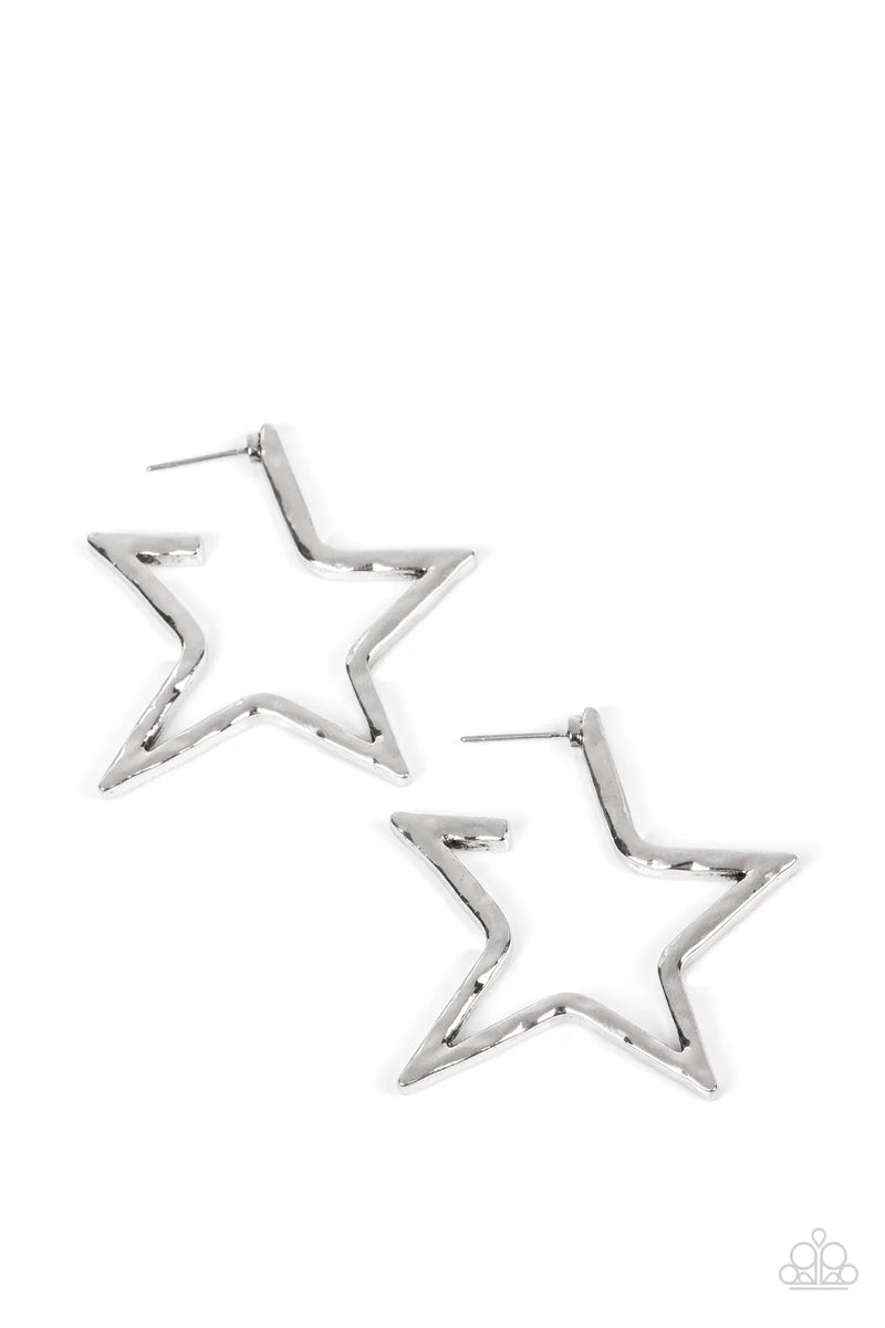 All-Star Attitude - Silver - Earring