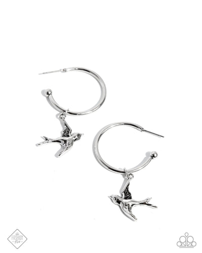 Meadowlark Memento - Silver - Earring