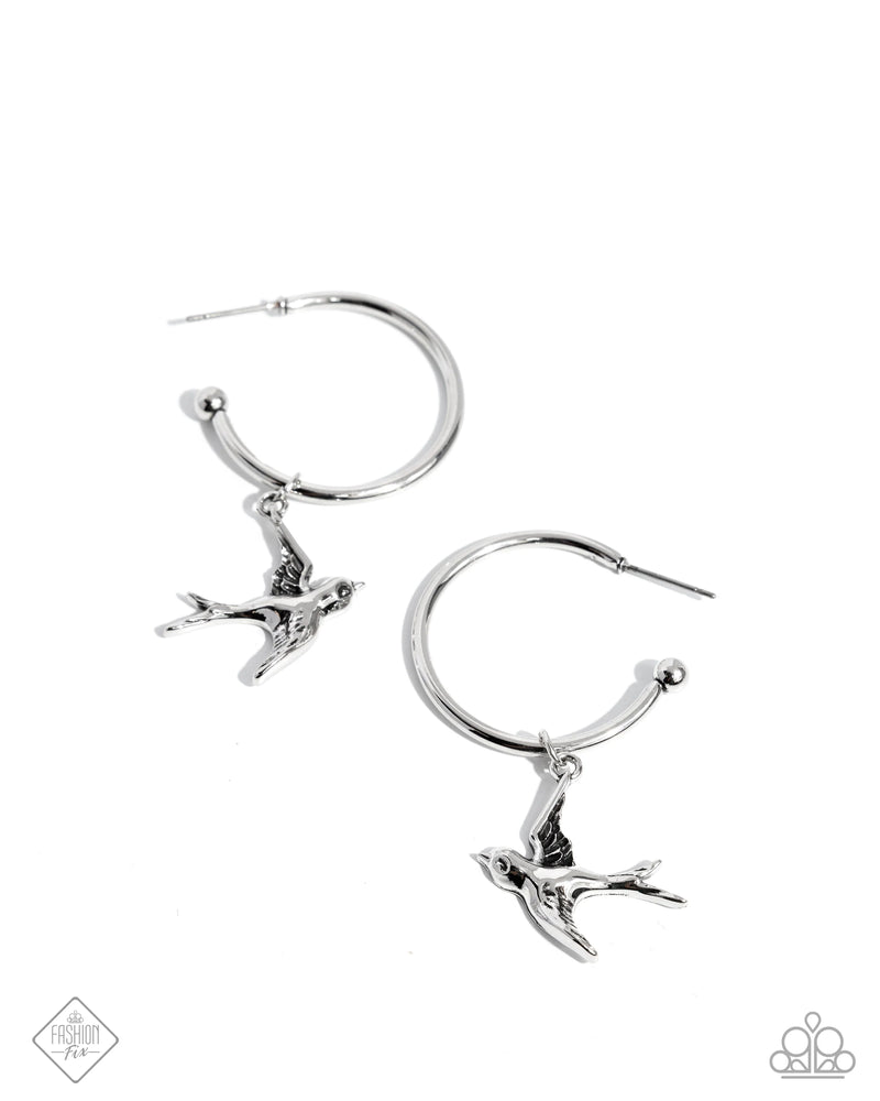 Meadowlark Memento - Silver - Earring
