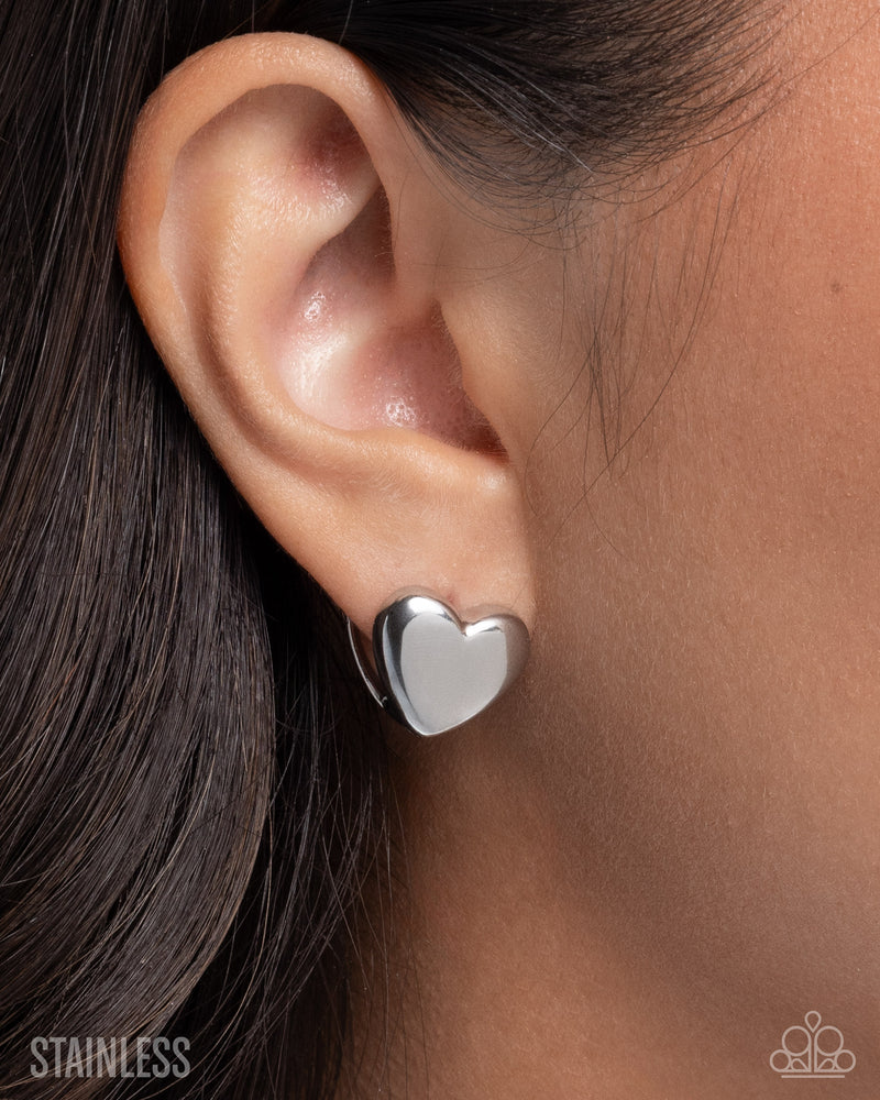 Pretty Polish - Silver - Earring