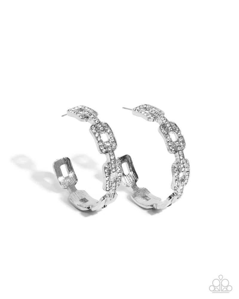 Downtown Decadence - White - Earring