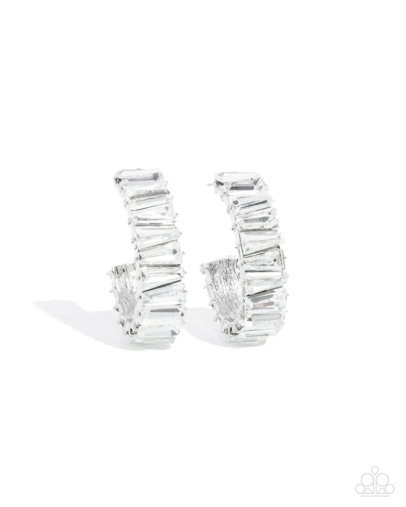 Permissible Pizzazz - White - Earring