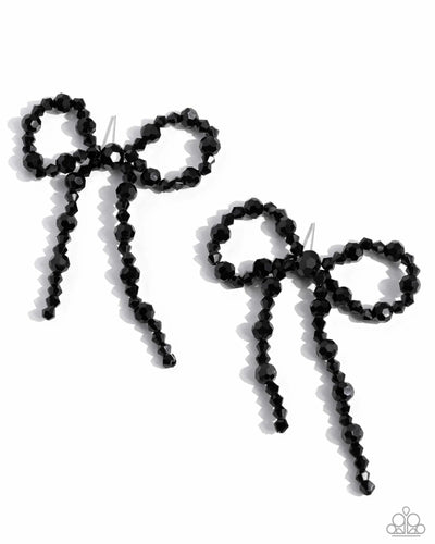 Butler Bowtie - Black - Earring