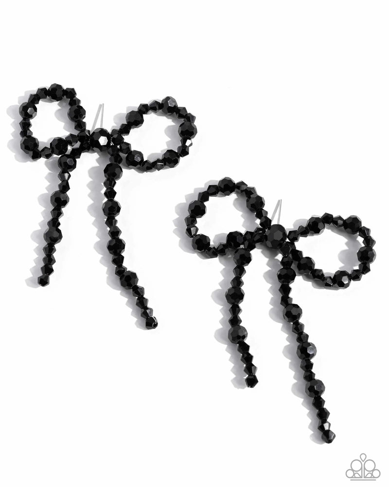 Butler Bowtie - Black - Earring