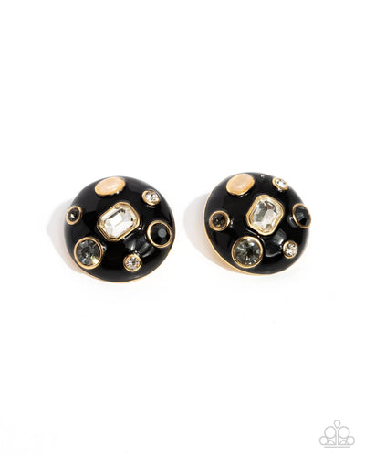 Polished Potential - Black - Earring