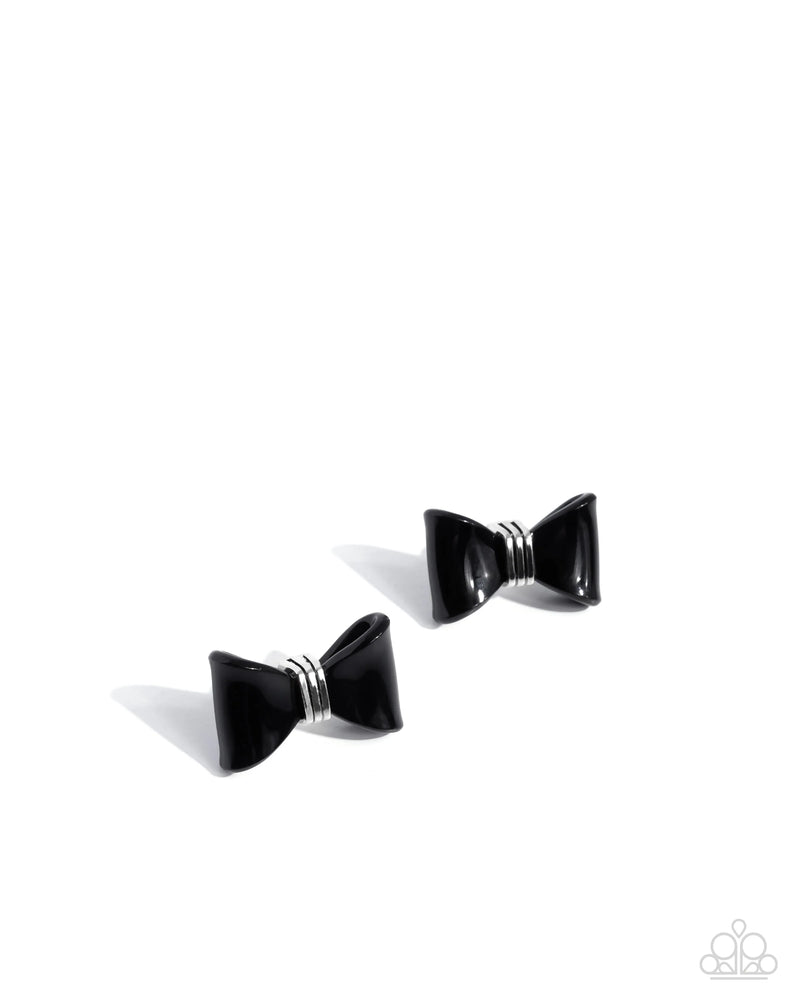 Spruced Up - Black - Earring