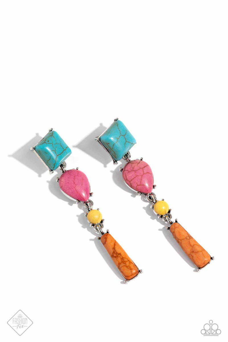 Saharan Sabbatical - Blue - Earring