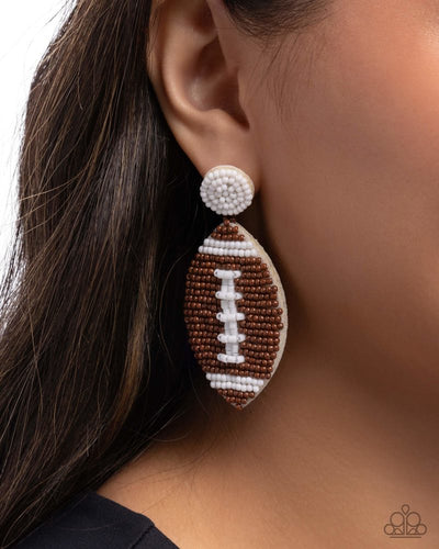 Football Fan - Brown - Earring