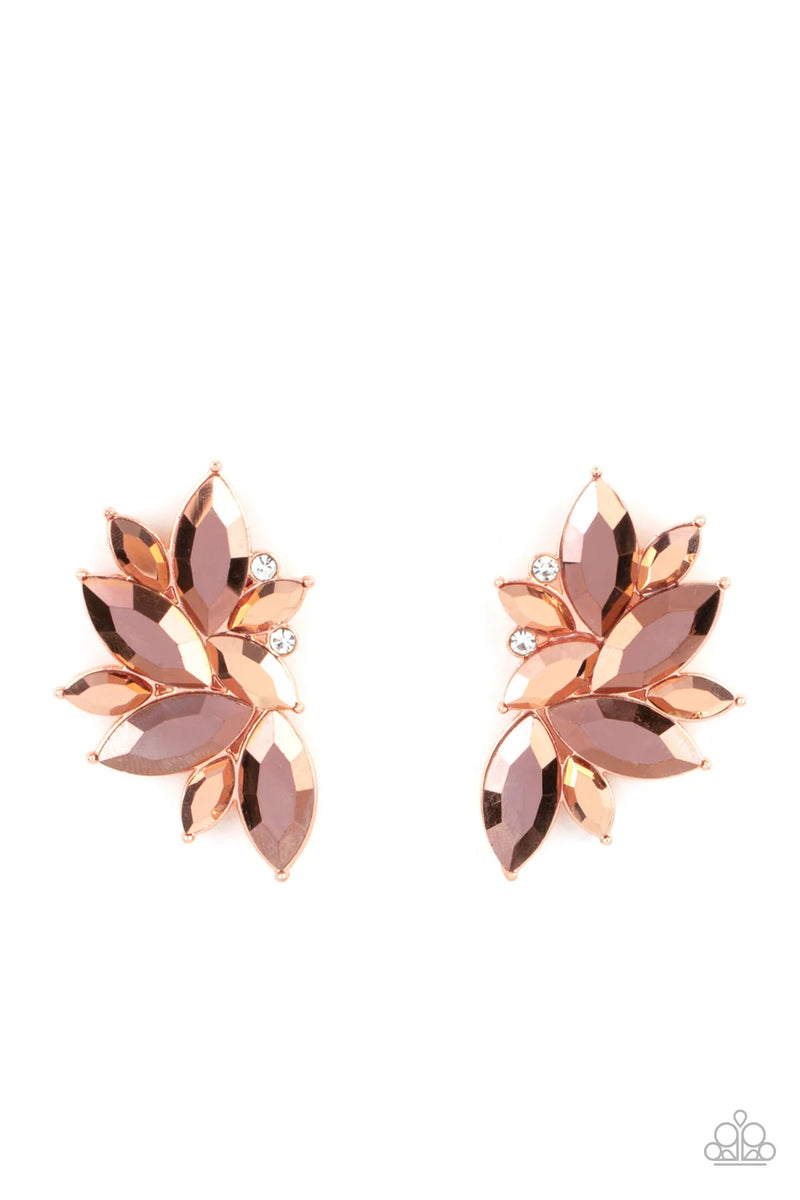 Instant Iridescence - Copper - Earring