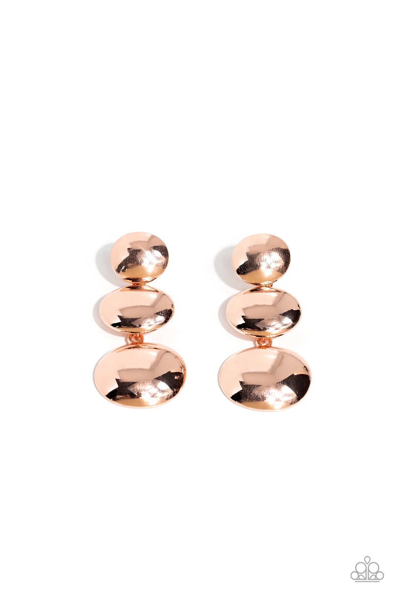 Futuristic Fantasy - Rose Gold - Earring