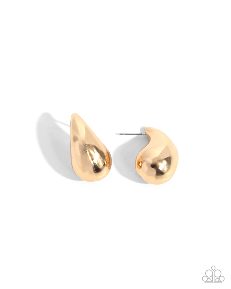 Raindrop Reveal - Gold - Earring