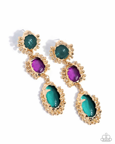 Emotional Elegance - Green - Earring