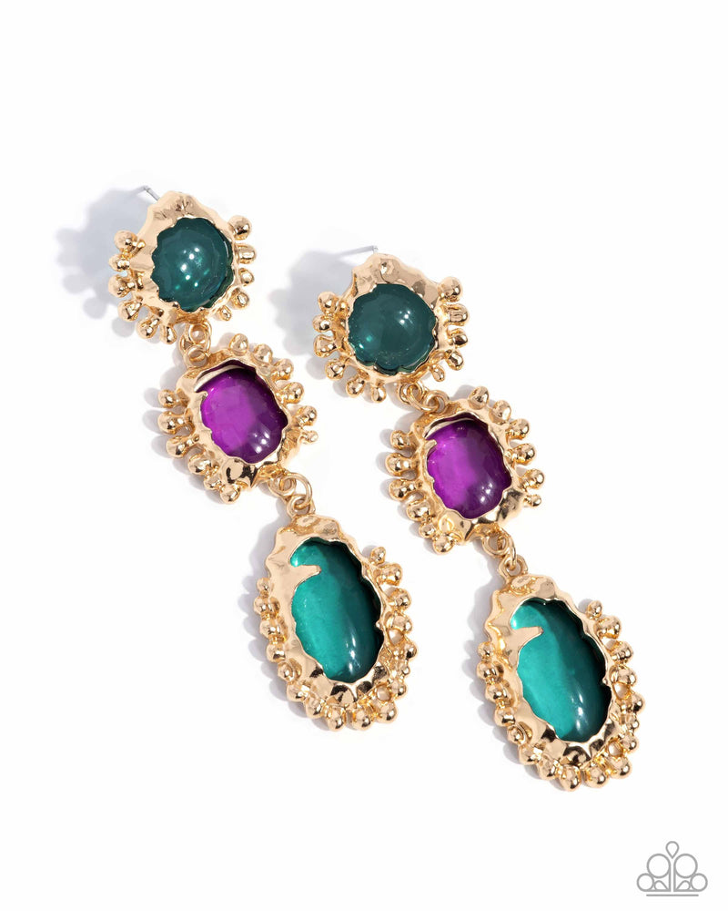Emotional Elegance - Green - Earring