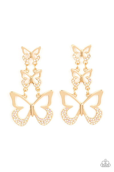 Flamboyant Flutter - Multi - Earring