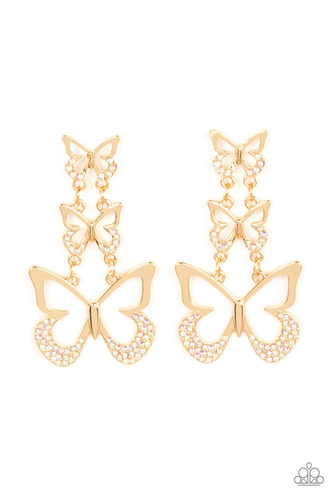 Flamboyant Flutter - Multi - Earring