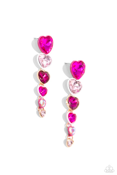 Cascading Casanova - Pink - Earring