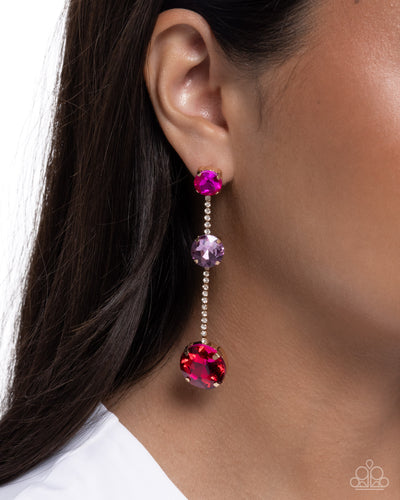 Lost in Chic - Pink - Earring