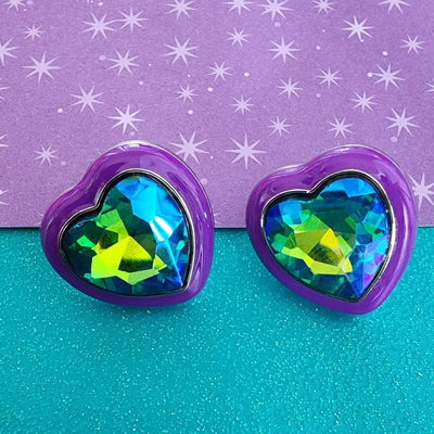 Heartfelt Haute - Purple - Earring