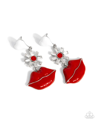 Let Me Kiss You - Red - Earring