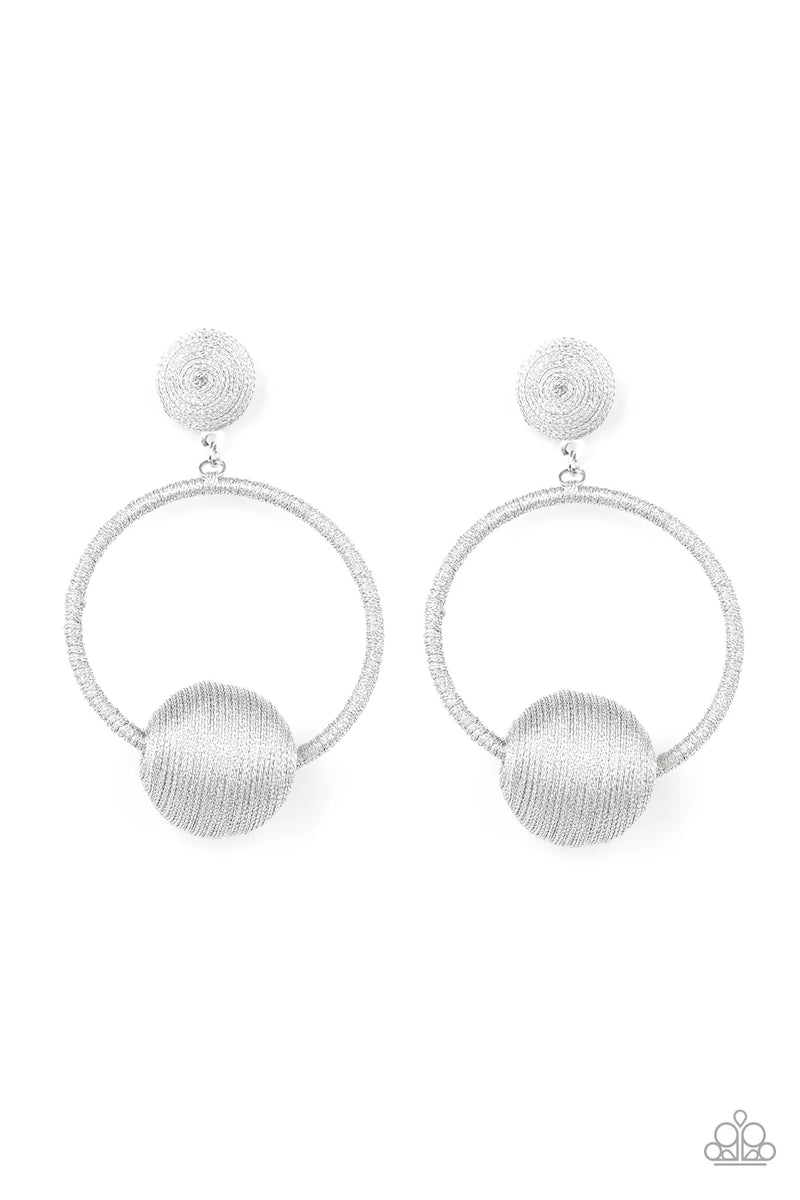 Social Sphere - Silver - Earring