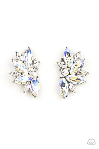 Instant Iridescence - White - Earring