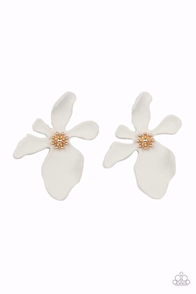 Hawaiian Heiress - White - Earring