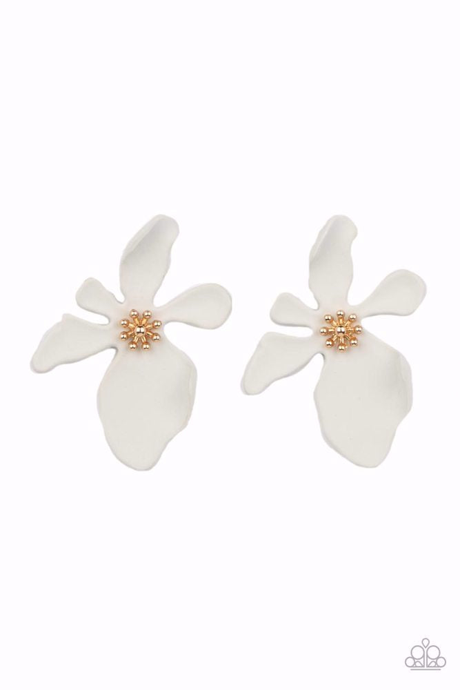 Hawaiian Heiress - White - Earring