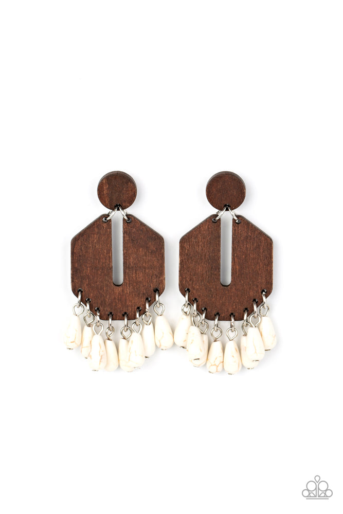 Western Retreat - White - Earring