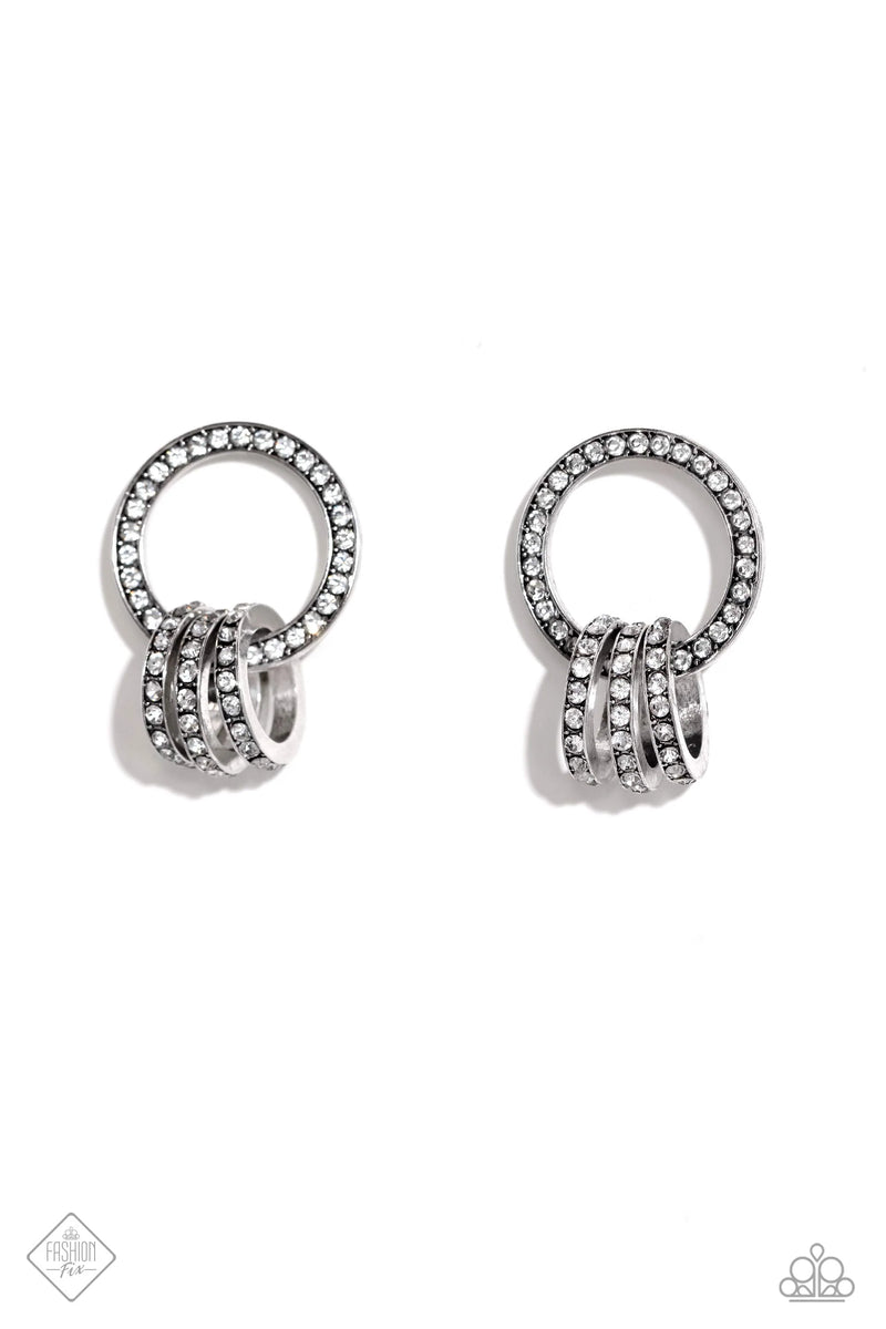 Adorned Allegiance - White - Earring