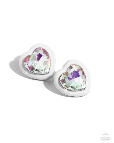 Heartfelt Haute - White - Earring