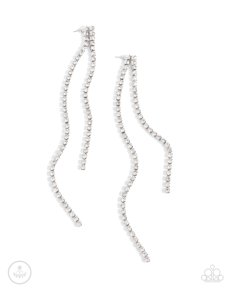Elevated Elegance - White - Earring