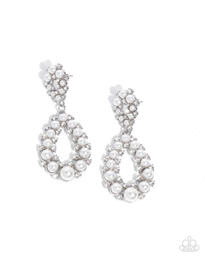 Dapper Debut - White - Earring