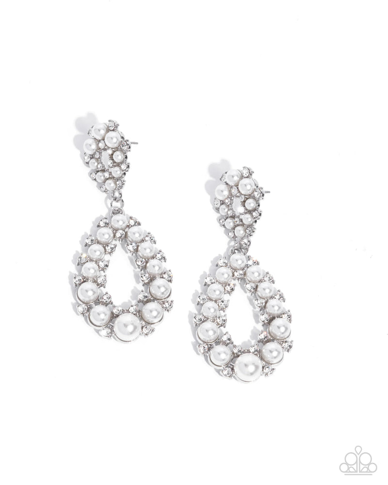 Dapper Debut - White - Earring